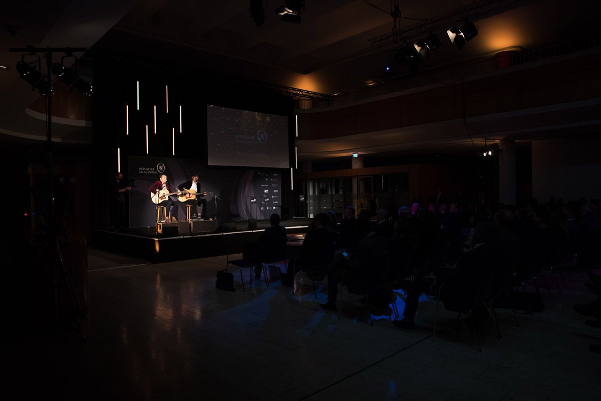 Galaabend Hessischer Gründerpreis in Frankfurt als Event-Referenz der WOA Eventagentur
