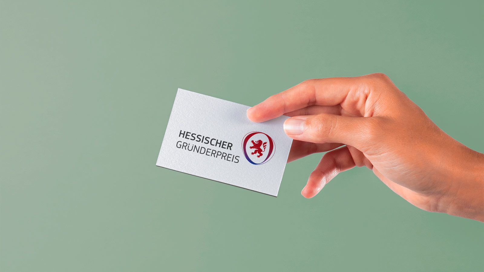 Logodesign für Hessischer Gründerpreis als Referenz der WOA Designagentur