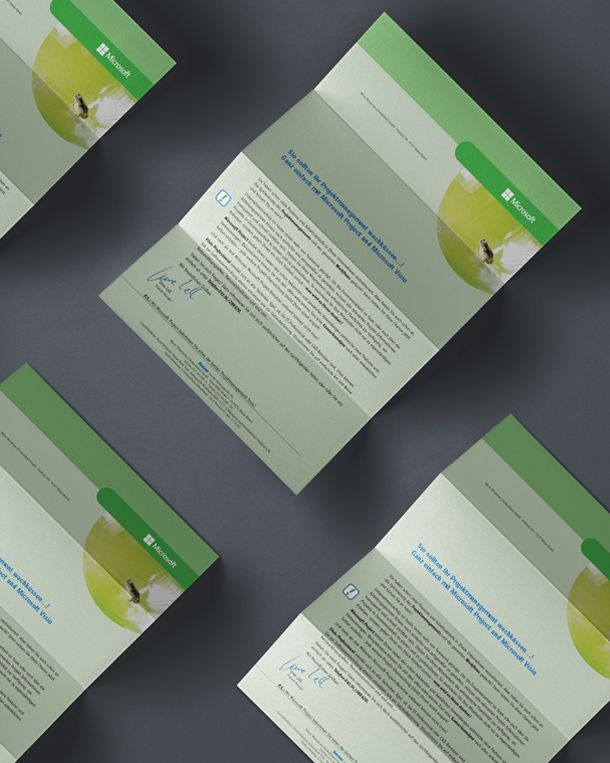 Mailing-Baukasten für Microsoft-Partner von WOA Werbeagentur entwickelt